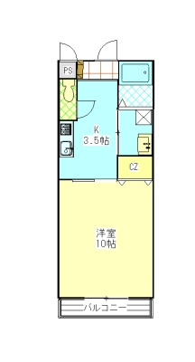 【間取り】 | スクエアパレスⅢ