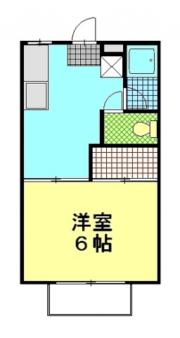 【間取り】 | メゾネット竜操A