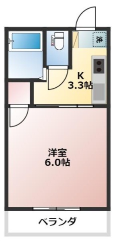 【間取り】 | パークプレイス西川原Ⅱ棟