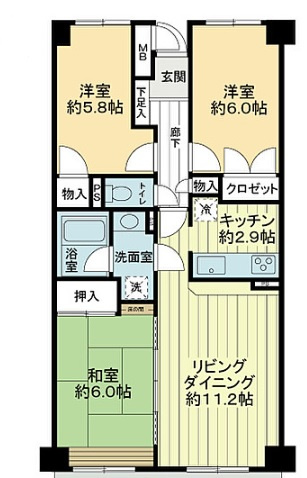【間取り】 | 東山パーク・マンション
