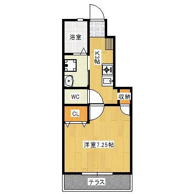 【間取り】 | パシフィコ　C