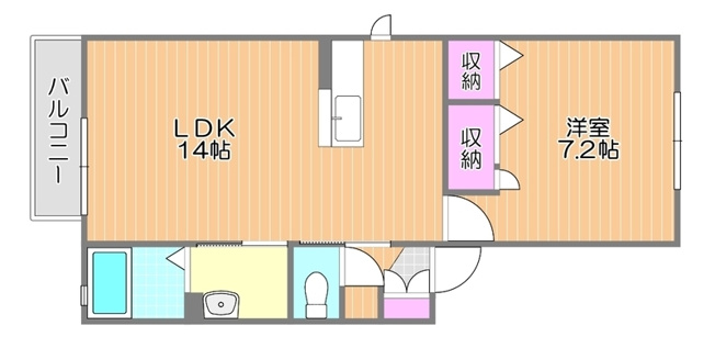 【間取り】 | セパージュ古都