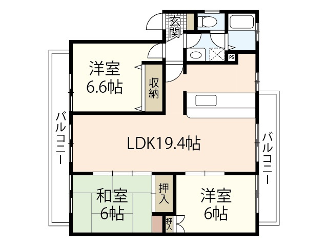 【間取り】 | サンビレッジ江並