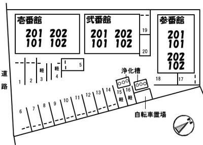 【駐車場】 | ラ　パルテール旭川　壱番館
