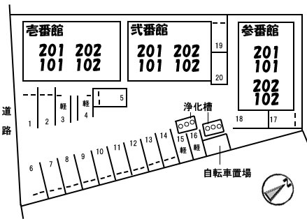 【駐車場】 | ラ　パルテール旭川　壱番館