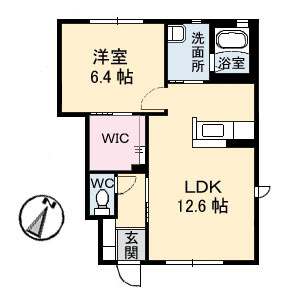 【間取り】 | ガーデンクレス　D棟