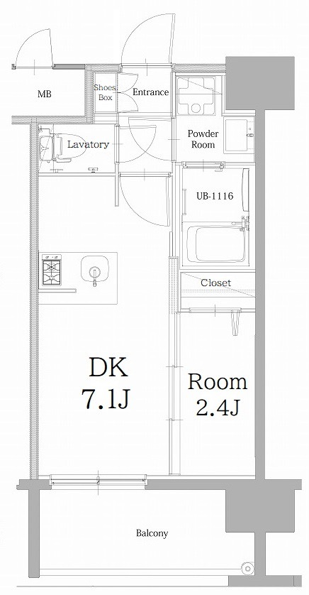 新品家具付きマンション築港本町20(KaGood福岡)の間取り|※間取りと異なる場合は現状を優先します。