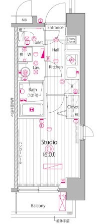 ガーラ・グランディ池袋の間取り|間取りです。