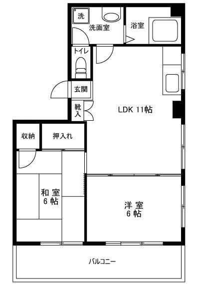 バルミー三ノ輪の間取り|間取りです。