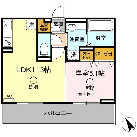 ザ　サンハート八代の間取り