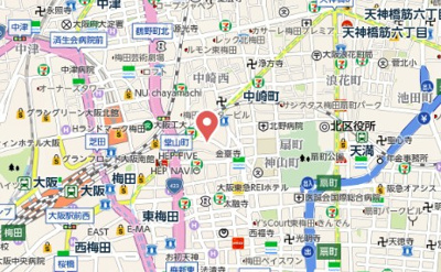 【地図】 | シティエール東梅田