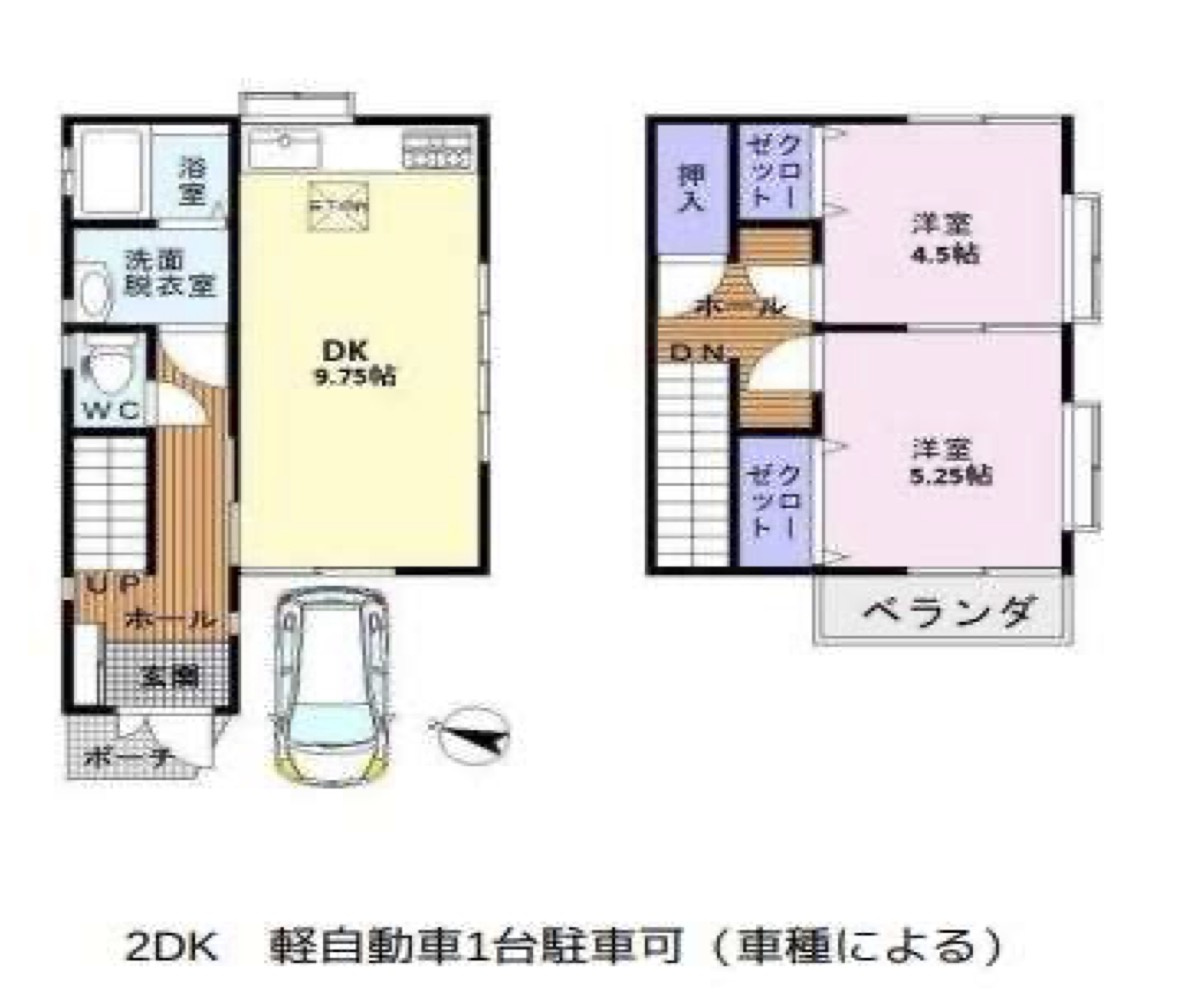 堺市西区鳳南町5丁 中古戸建の間取り