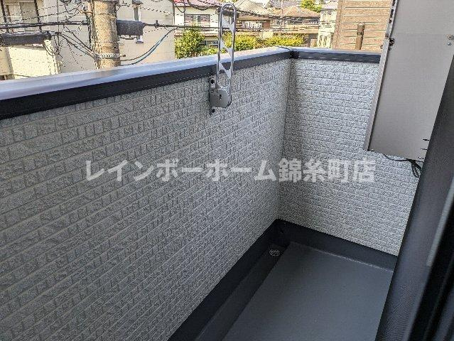 GRADUSお花茶屋のバルコニー