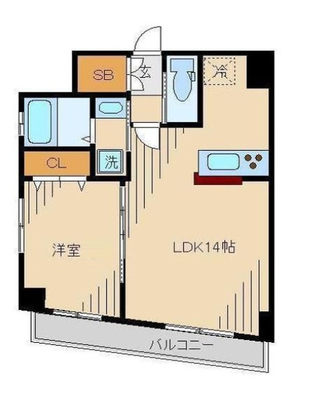 ベルティーセ新宿の間取り|間取りです。