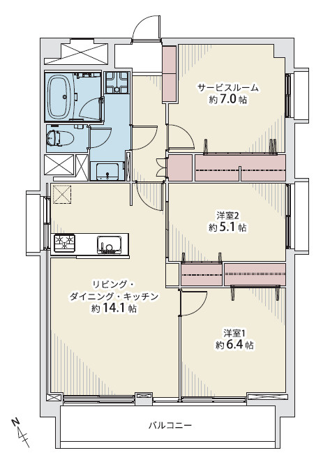 【間取り】の画像