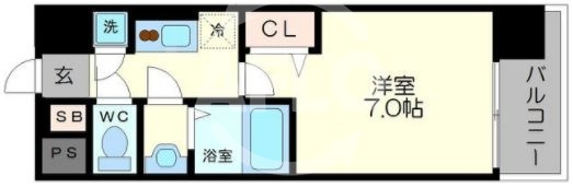 レジュールアッシュウエストレジスの間取り|レジュールアッシュウエストレジス　間取り