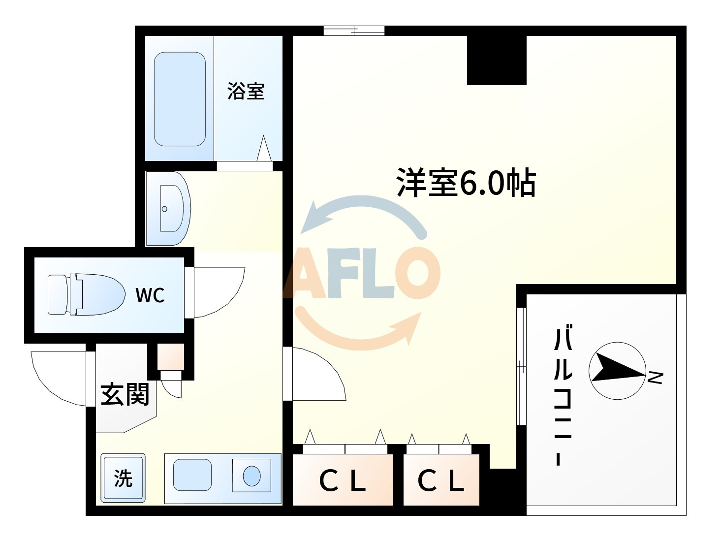 パークサイド岡山の間取り|パークサイド岡山　間取り
