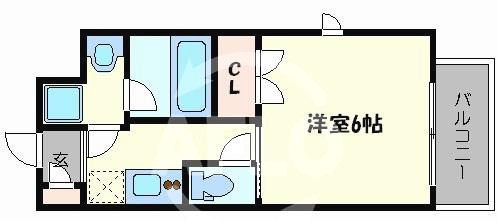 Prosp.の間取り|Prosp.(プロスプ)　間取り（反転タイプ）
