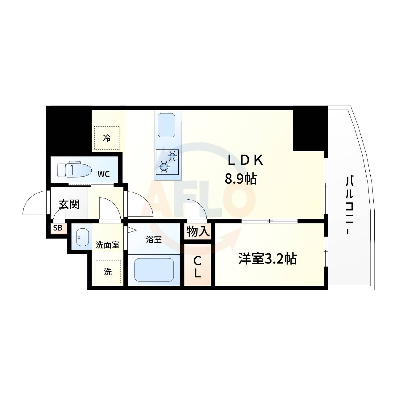 ArtizA西長堀の間取り|ArtizA西長堀　間取り