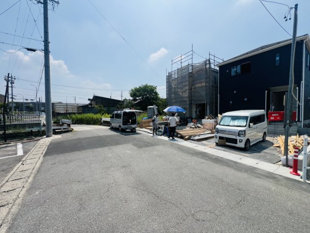 碧南市浜田町四丁目108番の一部『仲介手数料無料』新築一戸建て・建売の前面道路含む現地写真