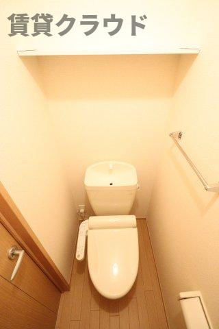 第８須賀ハイツのトイレ|今の時代にマッチした温水洗浄機能付きです！