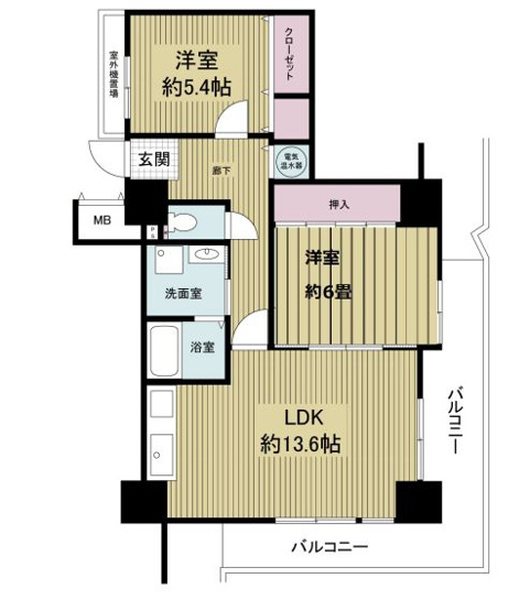 【間取り】 | フォレステージュ谷町