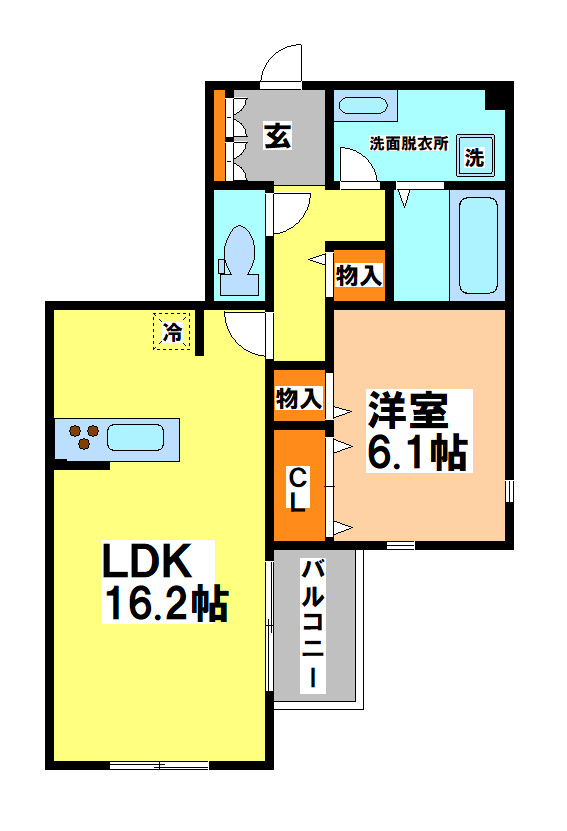 三鷹市新川６丁目の賃貸マンションの間取り