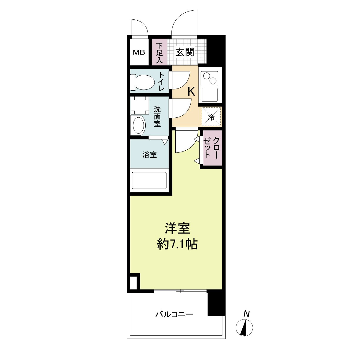 Ｍ－ＲＥＳＩＤＥＮＣＥ新大阪Ｇａｒｄｅｎの間取り