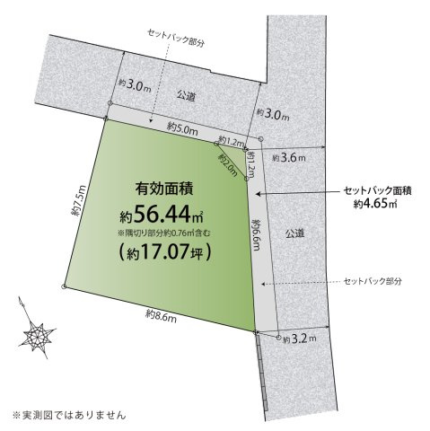 【区画図】 | 文京区白山2丁目、解放感あふれる角地で叶える理想のプランと快適な都心ライフの新提案！ | 建物プラン例建物価格3130万円、
建物面積115.42㎡