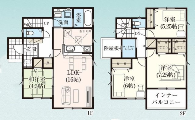 高崎市上中居町の間取り|３号棟