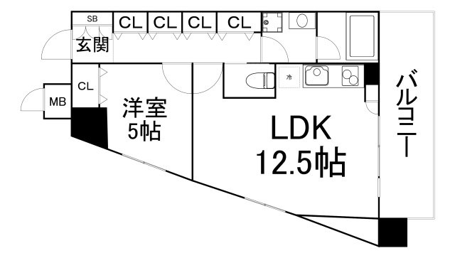 【間取り】 | レジュールアッシュ福島