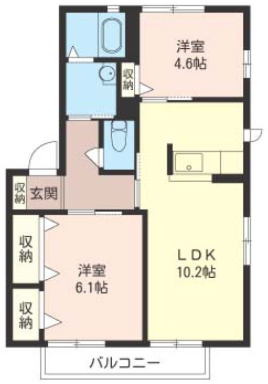 イーグル山手の間取り