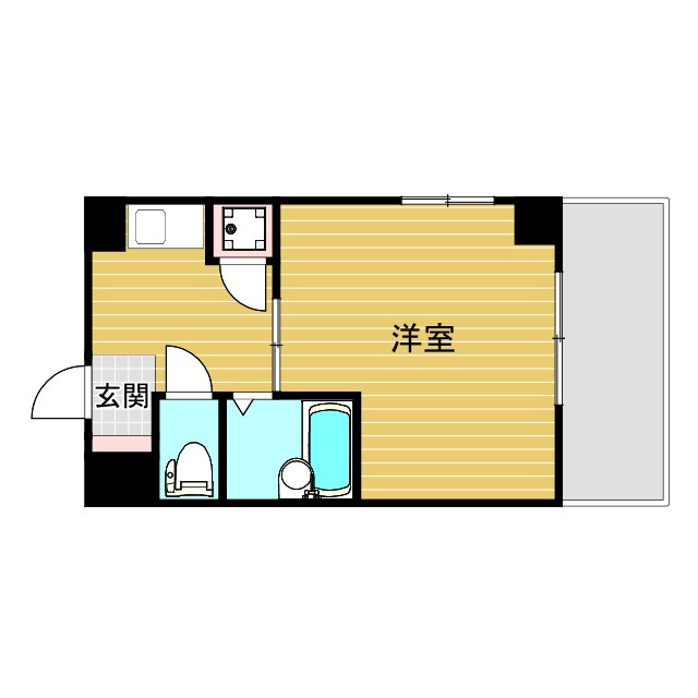 有馬パレス江坂の間取り