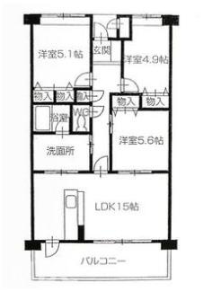 エスポワールの間取り