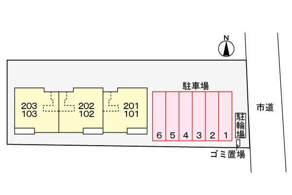 ラソエテルノの駐車場