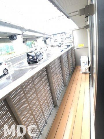 サンシャイン見白　A棟のバルコニー