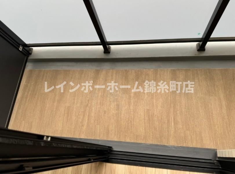 CREALpremier大島のバルコニー