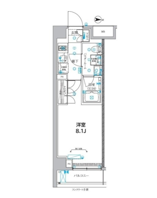 CREALpremier大島の間取り