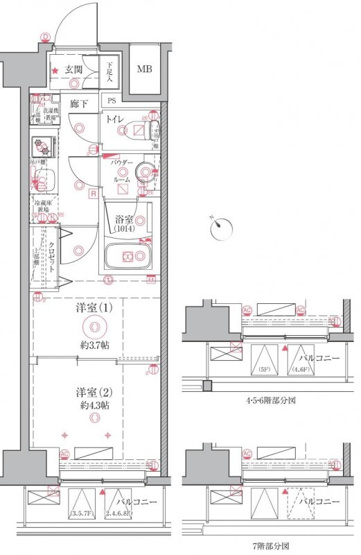 【間取り】 | ２K