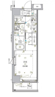 【間取り】 | クレイシア新宿中落合 | 間取りです。