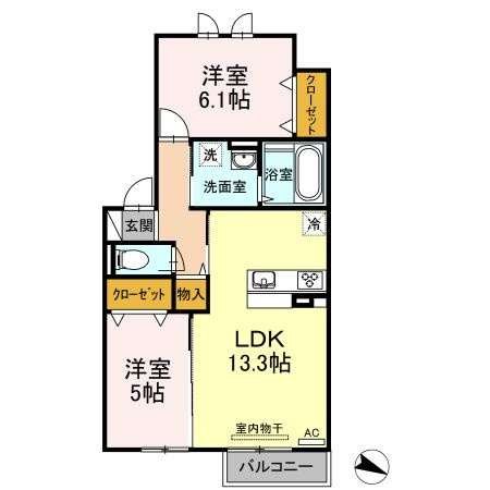 グレイシアの間取り