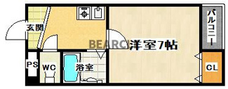 【間取り】 | CSガーデン山科
