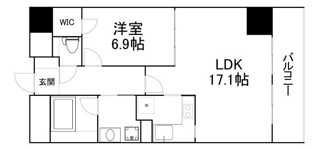 【間取り】 | 船場ミッドキューブ