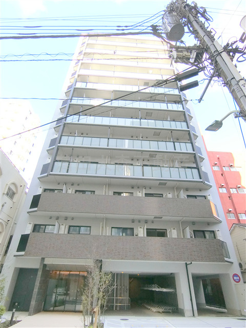 スタイリオ蒲田Ⅱの外観|2022年2月築　RC鉄筋コンクリート造地上13階建て1K~1LDK総戸数72戸　JR京浜東北線蒲田駅　東京都大田区西蒲田7丁目インターネット無料の人気高級賃貸マンション