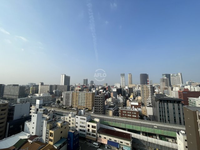 プライマル四天王寺前夕陽ヶ丘の展望|ソルテラス四天王寺前夕陽ヶ丘　眺望(15F撮影)