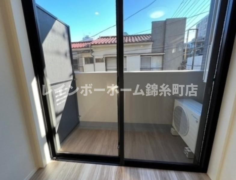 CREALpremier大島のバルコニー