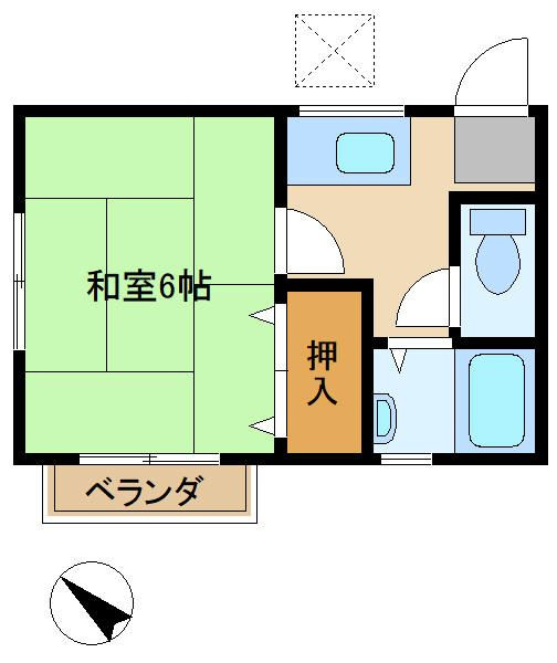 シティハイツ高橋Ａ棟の間取り