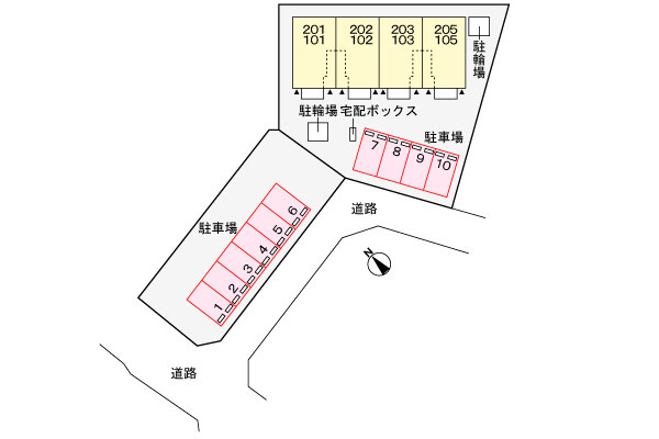 パフューム１７５の駐車場