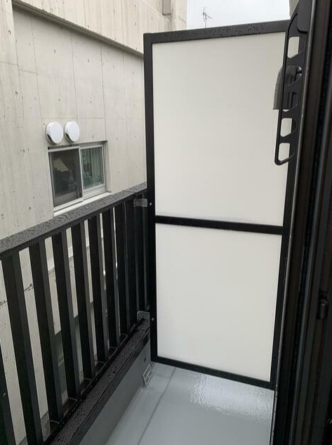 ソルナクレイシア梅ヶ丘のバルコニー