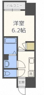 グランエクラ今宮戎の間取り|グランパシフィック今宮戎　角部屋タイプ